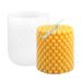 Cylinder Silicone Candle Molds for Candle Making  Pillar Cube Bubble Geometric Ball Resin Casting Moulds for Resin Soap Wax Making Polymer Clay DIY Craft Cylinder Dots