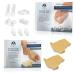 Dr. Frederick's Original Super Bunion Treatment Bundle - 14PC Bunion Kit - PLUS 1 Pair Bunion Sleeves - Bunion Corrector Splints Pads Bootie Bunion Cushions - Small - Large - W7-14 | M5-13