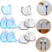 Buy CIMAXIC 10 ST Razor Holder Suction Cup Hooks for Bathroom & Shower | Best Shaving Organizer - Buy Online on GoSupps.com