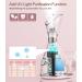 Professional Face Steamer for Deep Cleaning and Spa Treatment - Pink | Unclog Pores, Remove Blackheads, Moisturize Skin - Includes Stainless Steel Kit and Hair Band - Buy Online on GoSupps.com