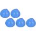 Ververt Touch Handle Gaugers - 5-Piece Silicone Massage Balls for Pressure Relief & Fitness - Blue (30 Hardness) - Buy Online on GoSupps.com