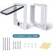 Upgraded Magnetic Cat Door Flap | 4-Way Locking for Interior/Exterior Doors | Weatherproof for Cats & Small Dogs | Easy Installation | Medium (White) - Buy Online on GoSupps.com