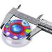 Cartoon Universe Round Pill Box Organizer | 3-Compartment Travel Pill Box | Portable Black Pill Organizer for Easy Travel - Buy Online on GoSupps.com