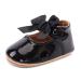 LACOFIA Baby Girls Anti-Slip First Walking Shoes Infant Bowknot Mary Jane Princess Party Shoes Prewalkers 3-6 Months G Black