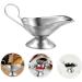 Alipis 2pcs Metal Sauce Cups Juice Bucket Creamer Jug Ketchup Dispenser Metal Gravy Boat Sauce Pourer Sauce Container Gravy Boat Kitchen Dish Gravy Pourer Dish Sauce Bowl Stainless Steel 15*6.5cmx2pcs Silverx2pcs - Buy Online on GoSupps.com