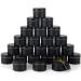 SONVIIBOX 24 Pieces Black Candle Tins 4oz,Candle tin Bulk,Candle Jars for Making Candles,Bulk Candle Containers for Candle Making,Storage Jars,DIY Candle Making (Black)