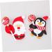  CIMAXIC CIMAXIC 62 pieces message paper for sweets decoration lollipop card paper lollipop cards Christmas lollipop cards ornament Christmas decorations sweet decorate clip - Buy Online on GoSupps.com