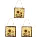 Zerodeko 3pcs Thanksgiving Wall Decorations Wood Decor Sunflowers Door Sign Thanksgiving Welcome Sign Hangers to Decorate Fall Harvest Decoration Thanksgiving Door Sign Plaque Wooden Bamboo - Buy Online on GoSupps.com