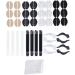 Buy Gleavi 74-Piece Silicone Glasses Holder Kit | Sunglasses Bands Clips & Pads - International Shipping Available! - Buy Online on GoSupps.com