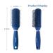 RHOS Men's Detangler Hair Brush - Nylon Bristle for Styling, Detangling, and Blow drying - For Wet & Dry Hair - All Hair Types - Gray (1 Pack) - Buy Online on GoSupps.com