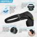 HOPPOLE Adjustable Shoulder Brace - Compression Support for Men and Women - Relieves Shoulder Injuries and Tendonitis - Black, One Size - Buy Online on GoSupps.com