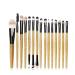 Makeup brush 15 Units Makeup Brushes Set Eye Shadow Powder Eyeliner Eyelashes Lip Makeup Cosmetic Brush Beauty Tool Kit(Color:4)(6) 16cm 6
