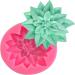 3D Christmas Flower Silicone Candle Mold Soap Fondant Making Supplies for DIY Chocolate Candy Ice Cream Decorating Tool Xmas Gift - Buy Online on GoSupps.com