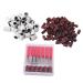 Housoutil 1 Set Set Nail Sander Bit Nail Polishing Drill Acrylic Nail Drill Grit File Sand Simple Design Gel File Bit Head Polishing Supplies Sanding Bands Manicure Tools Boxed Nail Supplies medium Assorted Color