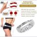 Magnetic Lymphatic Therapy Titanium Ion Moissanite Diamond Ring Unclog Bloodstream and Lymph Nodes Lymph nodes Zircon Ring (2PC-W ONE Size) - Buy Online on GoSupps.com