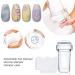 Meet Across Nail Art Stamping Plate Set - 4 Plates Stamper & Scraper - Perfect for DIY Nail Designs - Buy Online on GoSupps.com