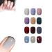 High Density Glitter Nail Polish 12 Colors Reflective Glitter Gel Nail Polish Set Holographic Glitter Nail Polish Manicure Set for Nail Art DIY Manicure and Pedicure at Home (Color : Sz01)