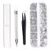 Nail Art Rhinestones Decorations Picking Pen Dotting Pen Nails Tweezer for Girls DIY Nail Art Designs Manicure Decoration Nail Rhinestones