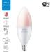 WiZ Connected Color 60W Candle B11 Smart WiFi Light Bulb  16 Million Colors  Compatible with Alexa and Google Home Assistant  No Hub Required  1 Bulb Candle Color 1 Count (Pack of 1) - Buy Online on GoSupps.com