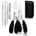 Toenail Clippers for Thick Toenails Ingrown Nail Clippers Large Toe Nail Clippers for Seniors Toenail Clippers Set for Men
