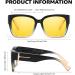 Buy LVIOE Fit Over Blue Light Blocking Glasses for Women & Men - Oversized Anti Eyestrain Glasses for Better Sleep - BL7511Y A02 Gradient Blue - Buy Online on GoSupps.com