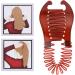 1PC Bendable Plastic Hair Comb Ponytailer Hair Styling Tool Modern Banana Clip Interlocking Comb French Side Comb for Women Girls DIY Hair Style(Black) Banana Clips - Buy Online on GoSupps.com