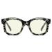 Eyekepper Reading Glasses for Women Blue Light Blocking Retro Design Computer Readers - Grey Tortoise +0.50 Grey Tortoise 0.5 x