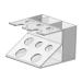 Gralara razor holder holder for electrical toothbrushes multifunctional toothpaste storage organizer for the worktop for bedrooms transparent