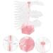 Healvian Nail Stands for Nail Art Nail Practice Accessories Spiral Nail Display Stands Nail Art Stands Fingernail Display Stand Nail Training Nail Salon Tool Modeling Acrylic Decorate 6.2x6.2cm Pink - Buy Online on GoSupps.com