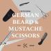 ONTAKI 5 Professional German Steel Beard & Mustache Scissors - Includes 2 Comb & Carrying Pouch - Hand Forged with Bevel Edge for Ultimate Grooming - Men's Facial Hair Kit (Silver) - Buy Online on GoSupps.com