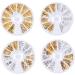 FOMIYES 6 Boxes Nail Rivet Manicure Rivet Nail Decor Kerchief Headband Goldendoodle Ornament Tape Dispenser Sequin Trim Gold Appliques Embellishments Nail Accessories 3d The Circle Sequins - Buy Online on GoSupps.com