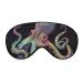 Sleep Eye Masks Brightly Colored Painted Octopus Sleep Eye Mask & Blindfold with Elastic Strap/Headband for Women Men Sleep Travel Nap