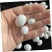 Yardwe 12pcs Fake Eggs Minieggs Household Egg Props Mini Egg Graffiti Plastic Eggs Fake Bird Eggs Parrot 1.6x1.2cm White - Buy Online on GoSupps.com