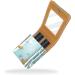 Stylish Leather Lipstick Case with Mirror - Mini Lip Gloss Organizer | Bird in the Forest Design - Buy Online on GoSupps.com