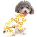 Zunea Soft Cotton Overall for Small Dogs - Enchanting Yellow Duck Romper Pajama Clothing for Pets & Puppies (Pack of 1) - Buy Online on GoSupps.com