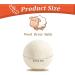 Nchdewui 6 Pieces Dryer Balls Wool Dryer Balls for Fabric Softening Reduce Drying Time Noise Static-Cling & Wrinkles With No Bad Odor - Buy Online on GoSupps.com
