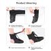 Lightweight Comfort Plantar Fasciitis Night Splint Sock - Relief for Heel Pain & Achilles Tendonitis | Soft Brace for Men & Women - Size L Black - Buy Online on GoSupps.com
