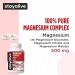 STAY ALIVE Triple Magnesium Complex Supplement 500mg, Chelated Glycinate, Citrate & Malate Powder, High Absorption Magnesium for Women and Men, 120 Pills, Non-GMO & Gluten-Free Capsules - Buy Online on GoSupps.com