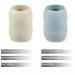 Pandaear 2-Pack Baby Drinking Cups | 100% Silicone Multi-Way Mug for Toddlers 4-12 Months | Snack & Drink Cup - Blue/White - Buy Online on GoSupps.com
