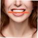 SOESFOUFU Facial Lifting Device Orthotics Smiling Maker -lift Exerciser Mouth Slimmer Shaper Cosmetology Kit Silicone Slimmer Facial Exerciser Smiling Training Brace Lip Man Neck Silica Gel 11.5X2.5cm Orange - Buy Online on GoSupps.com
