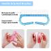 Senignol Handle Grip Nail Brush Set - 8Pcs Fingernail Cleaner Scrubbing Kit for Men, Women, Kids - Multicolor Green - Buy Online on GoSupps.com