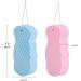 XJSGS 2Pcs Exfoliating Bath Sponge Shower Brush with Sticky Hook for Baby Kids Adults - Buy Online on GoSupps.com