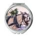 Mirror makeup mirror animal carriage coach pocket mirror portable mirror