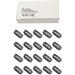DAZISEN 20 Pieces Hair Extensions Clips - 6-Teeth Metal U-Shape Snap Clips 32mm Hair Wig Clips DIY with Soft Rubber - Black Black *20 - Buy Online on GoSupps.com