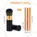 Retractable Blusher Brush with Cover 2 Pack Travel Kabuki Bronzer Makeup Brush Liquid Cream Foundation Powder Brush Extensible Face Blender Brush Professional Concealer Brush for Women (Gold & Black) Black & Gold - Buy Online on GoSupps.com