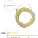 Aventik Trout Fly Line - Weight Forward Floating Cord with Exposed Loop | Easy Line ID - Milk Yellow 8WT - 1 Pack - Buy Online on GoSupps.com