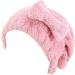 Buy Asudaro Microfiber Hair Towel for Women | Quick-Drying Absorbent Turban Cap in Pink | Perfect Shower Hood & Bathing Cap - Buy Online on GoSupps.com