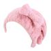 Morechioce Haarurban hat ladies hair dryer towel quick -dry microfiber hair towel wrap wrap high -suction head towel pink