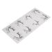 DRESSOOS 4 Pairs Halloween Eyeliner Stickers Red Eyeshadow Temporary Eye Makeup Stickers Trendy Stickers Pvc