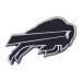 FANMATS unisex adult Chrome 3D Metal Emblem, Chrome, Approximately 3 x3 US